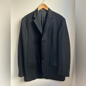 Polo by Ralph Lauren | Virgin Wool Classic Black Men's Blazer Made in Italy